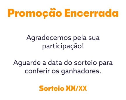 Promoção Encerrada!